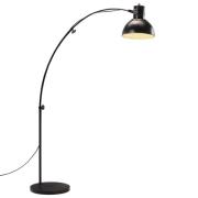 vidaXL Golvlampa 25 W svart 150 cm E27