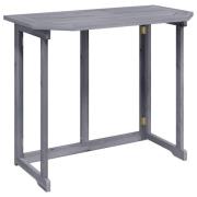 vidaXL Hopfällbart balkongbord 90x50x74 cm massivt akaciaträ