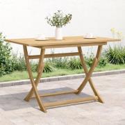 vidaXL Hopfällbart trädgårdsbord 120x70x75 cm massivt akaciaträ