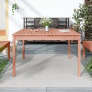 vidaXL Trädgårdsbord 121x82,5x76 cm massivt douglasträ