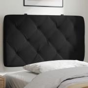 vidaXL Dyna till huvudgavel svart 80 cm sammet