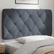 vidaXL Headboard Cushion Dark Grey 100 cm Velvet