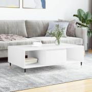 vidaXL Soffbord vit 104x60x35 cm konstruerat trä