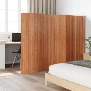 vidaXL Rumsavdelare brun 165x400 cm bambu