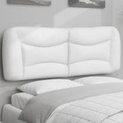 vidaXL Headboard Cushion "Hvar" White 140 cm Faux Leather