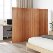 vidaXL Rumsavdelare brun 165x250 cm bambu