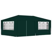 vidaXL Professionellt partytält med väggar 4x6 m grön 90 g/m²
