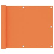 vidaXL Balkongskärm orange 75x500 cm oxfordtyg