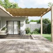 vidaXL Markis vertikal beige 140x1000 cm oxfordtyg