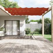 vidaXL Markis vertikal terrakotta 60x600 cm oxfordtyg