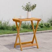 vidaXL Hopfällbart trädgårdsbord 50x36x60 cm massivt akaciaträ