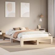 vidaXL Sängram utan madrass 150x200 cm massiv furu