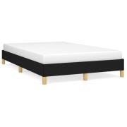 vidaXL sängram utan madrass svart 120x190 cm tyg