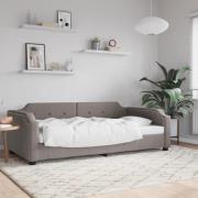 vidaXL Dagbädd taupe 100x200 cm tyg