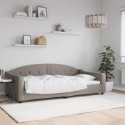 vidaXL Dagbädd taupe 100x200 cm tyg