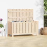 vidaXL Dynbox svart 115x49x60 cm massiv furu