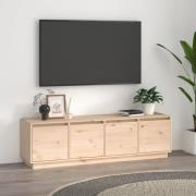 vidaXL Tv-bänk 156x37x45 cm massiv furu