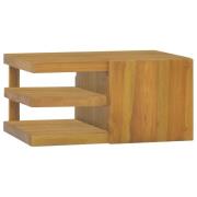 vidaXL Väggmonterat badrumsskåp 60x45x30 cm massiv teak