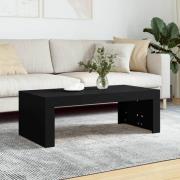 vidaXL Soffbord svart 102x50x36 cm konstruerat trä