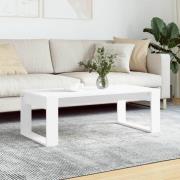 vidaXL Soffbord vit 102x50x35 cm konstruerat trä