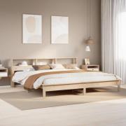 vidaXL Sängram utan madrass 180x200 cm massiv furu
