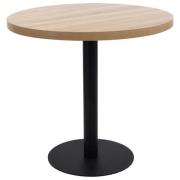 vidaXL Bistrobord ljusbrun 80 cm MDF