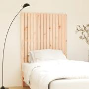 vidaXL Väggmonterad huvudgavel 95,5x3x110 cm massiv furu