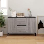 vidaXL Skänk grå sonoma 102x35x70 cm konstruerat trä