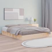 vidaXL Sängram massivt trä 180x200 cm