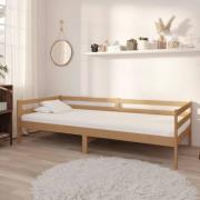 vidaXL Dagbädd honungsbrun massiv furu 90x200 cm