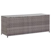 vidaXL Dynbox grå 150x50x60 cm konstrotting