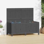 vidaXL Dynbox grå 147x68x64 cm massiv furu