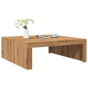 vidaXL Soffbord artisan ek 100x100x35 cm konstruerat trä