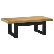 vidaXL Soffbord NOAIN U-formade ben 120x60x40 cm massiv furu