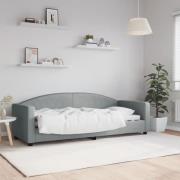 vidaXL Dagbädd ljusgrå 80x200 cm tyg
