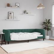 vidaXL Dagbädd mörkgrön 80x200 cm sammet