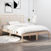 vidaXL Sängram massivt trä 120x190 cm