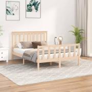 vidaXL Sängram utan madrass 120x200 cm massiv furu