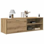 vidaXL Tv-bänk ek 120x34x37 cm konstruerat trä