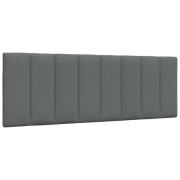 vidaXL Headboard Cushion "Hanko" Dark Grey 140 cm Fabric