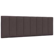 vidaXL Headboard Cushion "Hanko" Dark Brown 140 cm Fabric