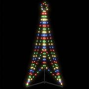 vidaXL LED julgran 363 LEDs flerfärgad 182 cm