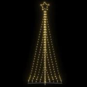 vidaXL LED julgran 447 LED varmvit 249 cm
