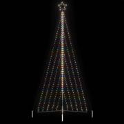 vidaXL LED julgran 570 LEDs färgglada 399 cm