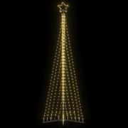 vidaXL LED julgran 495 LED varmvit 300,5 cm