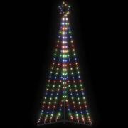 vidaXL LED julgran 339 LEDs flerfärgad 187 cm
