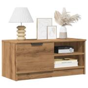 vidaXL Tv-bänk artisan ek 80x35x36,5 cm konstruerat trä