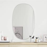 vidaXL Väggspegel silver 70x45 cm