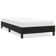 vidaXL Sängram utan madrass svart 90x210 cm sammet