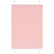 vidaXL Plisserad persienn rosa 100x100 cm tyg bredd 99,4 cm polyester